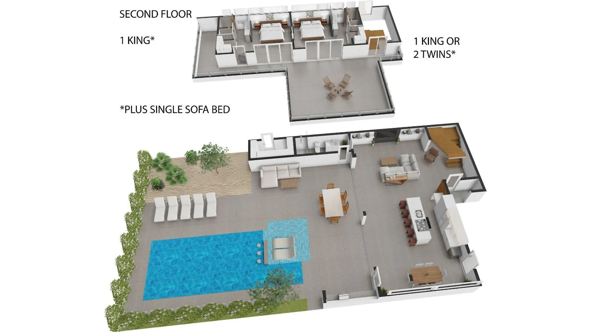 White Villas - Beachside Villa With Pool And Resort Amenities - V1 Long Bay