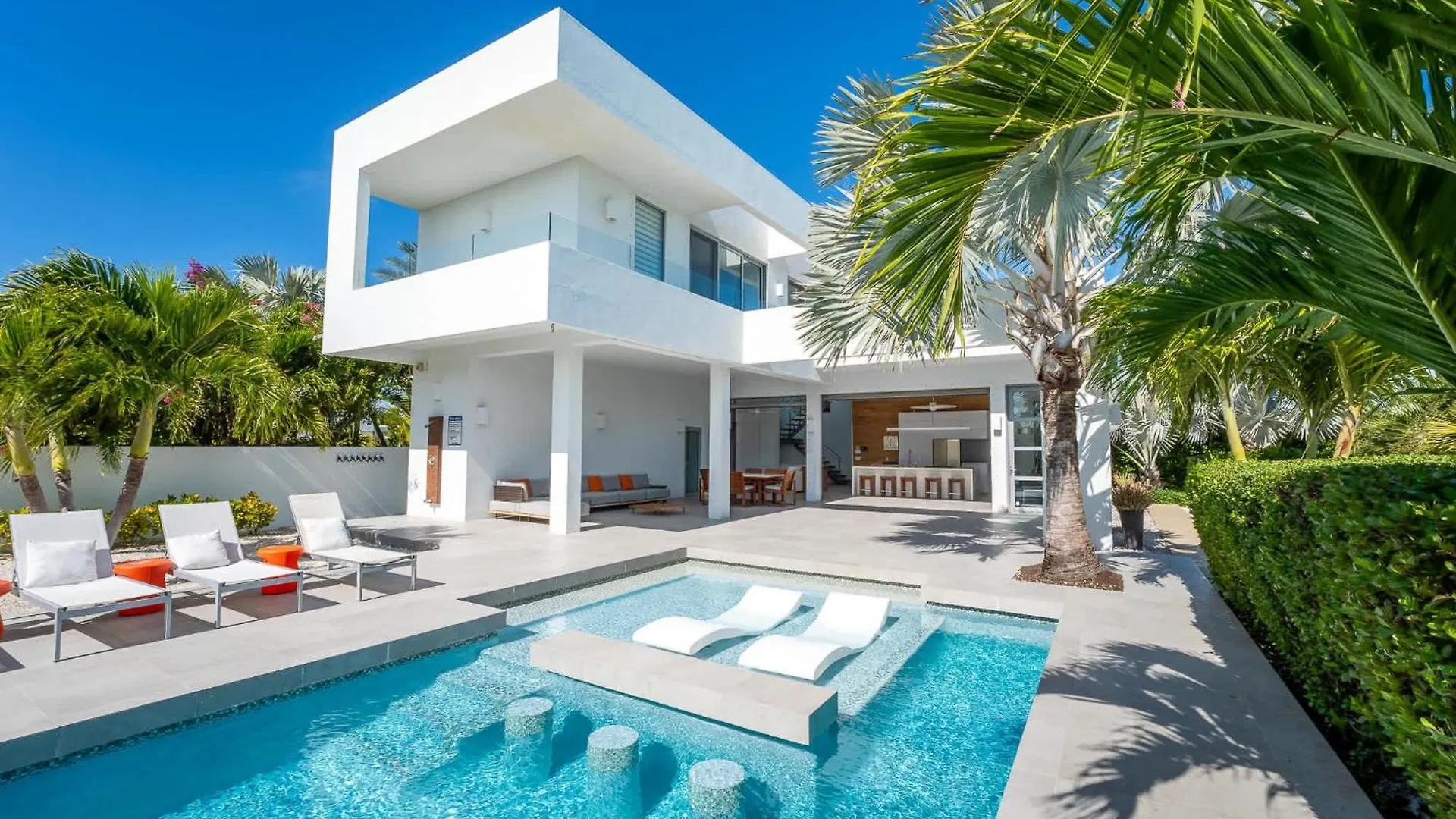 White Villas - Beachside Villa With Pool And Resort Amenities - V1 Long Bay Isole Turks  e Caicos